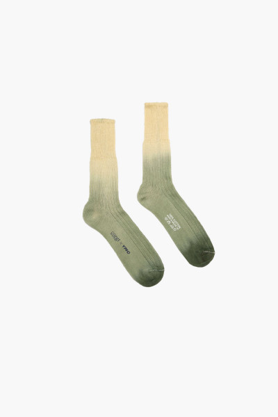 Ymc Dip dye sock Green - GRADUATE STORE