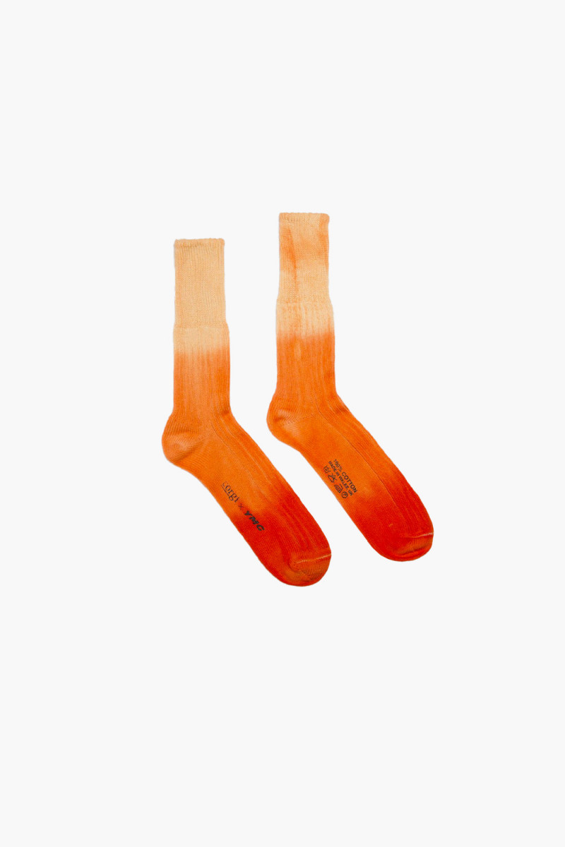 Dip dye sock Orange