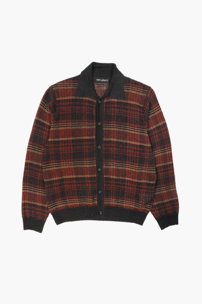 Our legacy Evening polo Rust geezer check - GRADUATE STORE