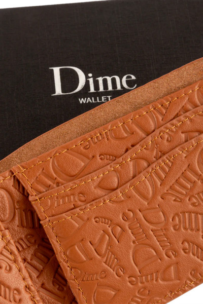 Dime Haha leather wallet Almond - GRADUATE STORE