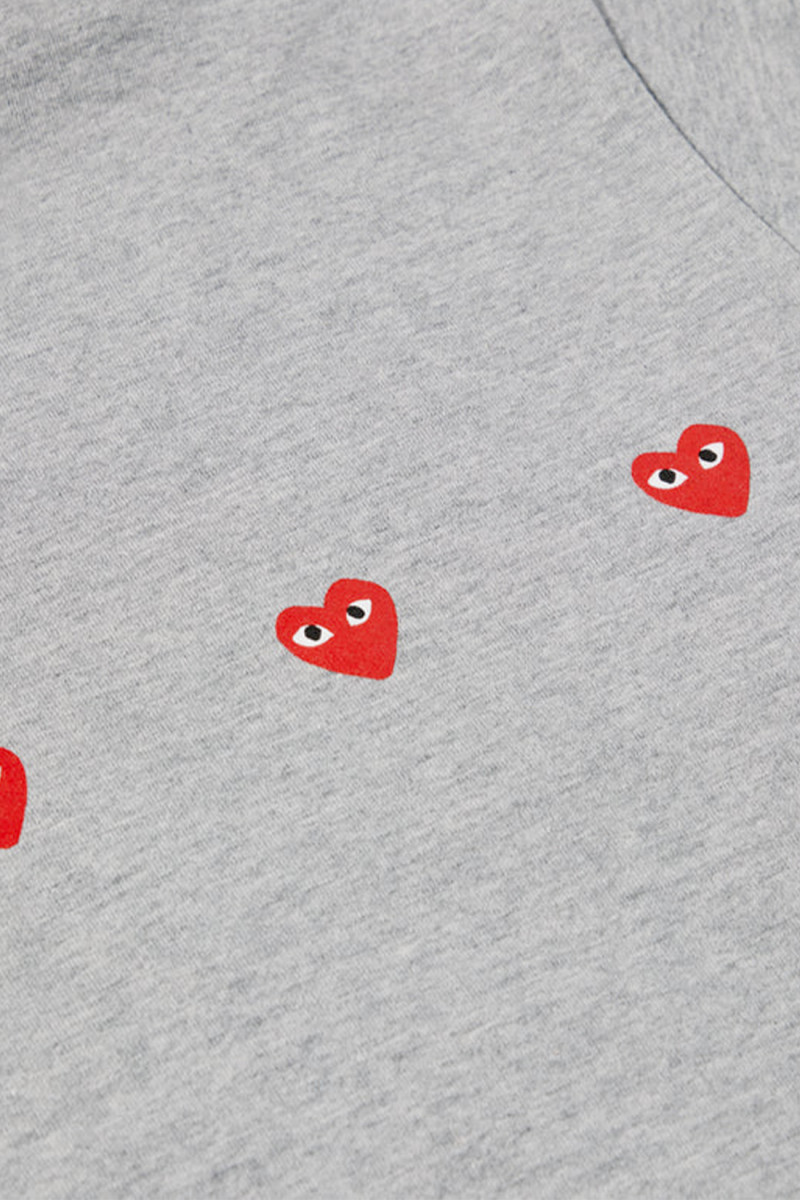 Play multi red heart t-shirt Grey