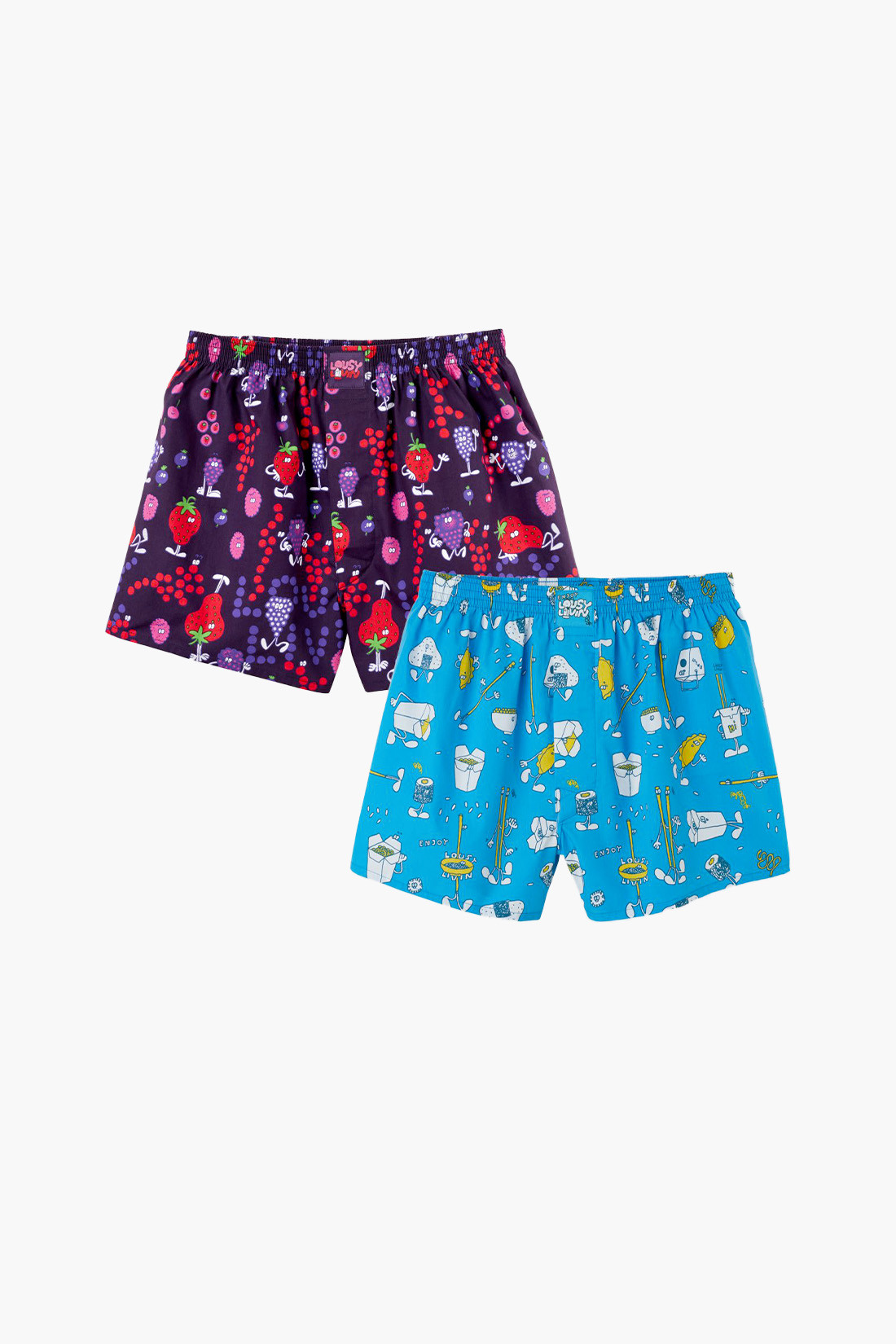 Boxer shorts berry & lunchbox Navy/blue