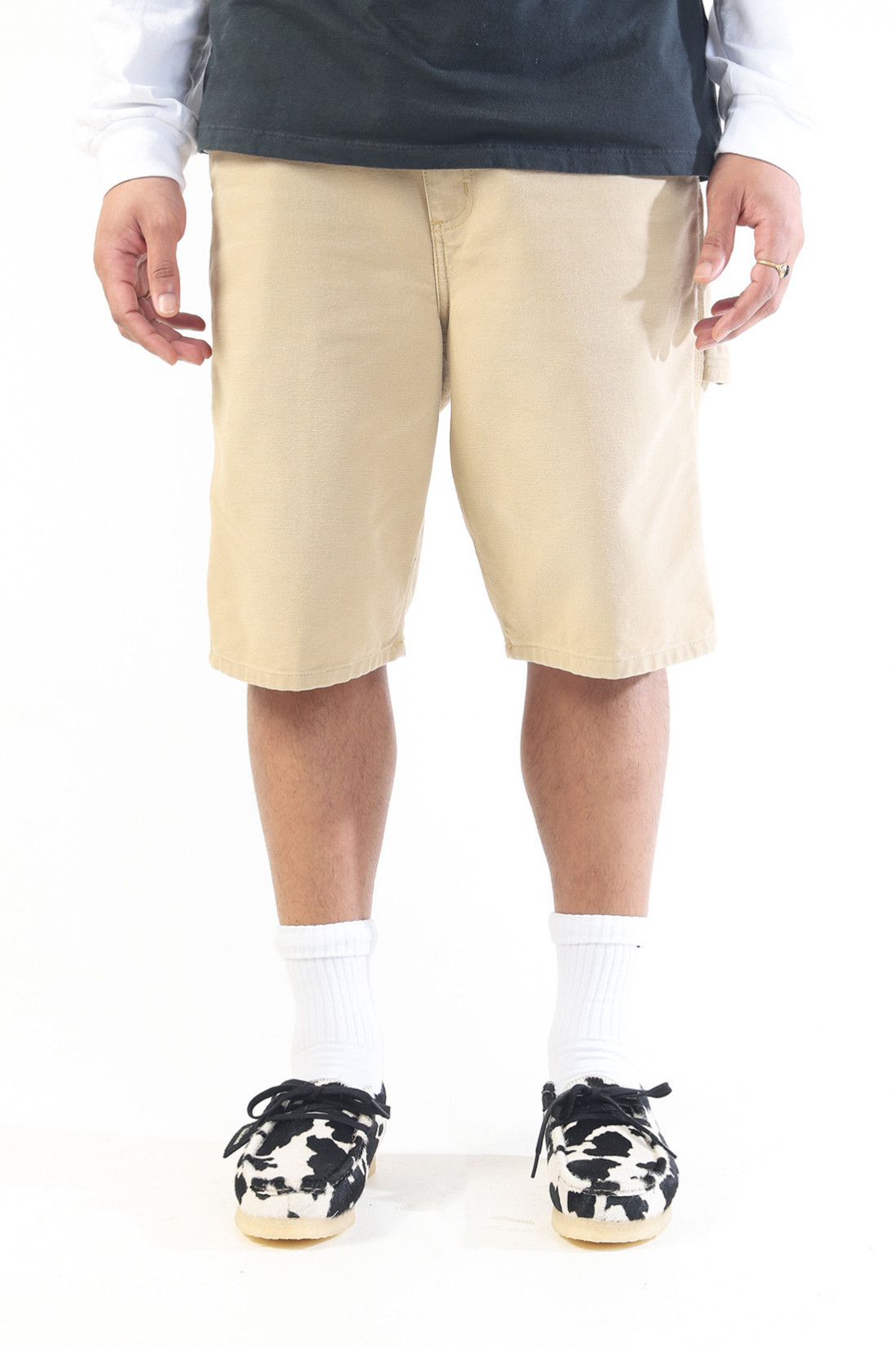 Carhartt wip Single knee short Bourbon aged canvas - GRADUATE STORE | EN