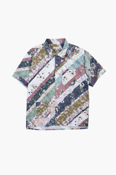 Camp shirt diagonal print...