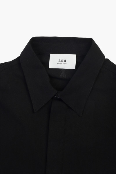Ami Drawstring shirt Noir - GRADUATE STORE