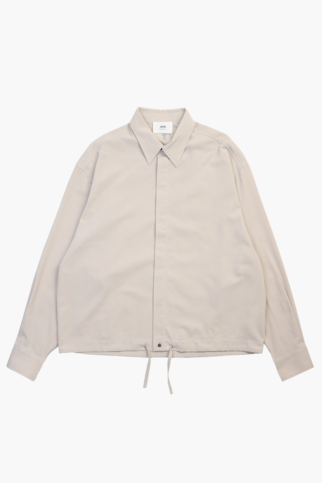 Ami Drawstring shirt Beige clair - GRADUATE STORE | EN