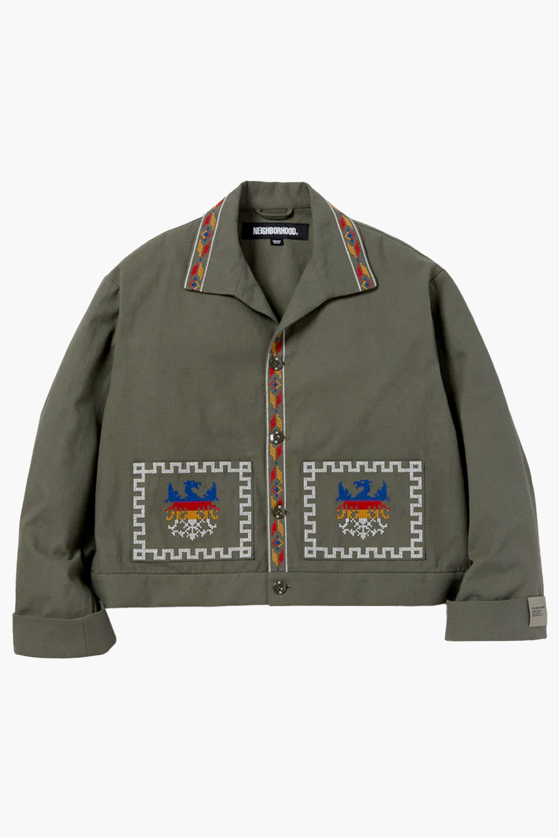 Gt embroidery jacket Olive drab