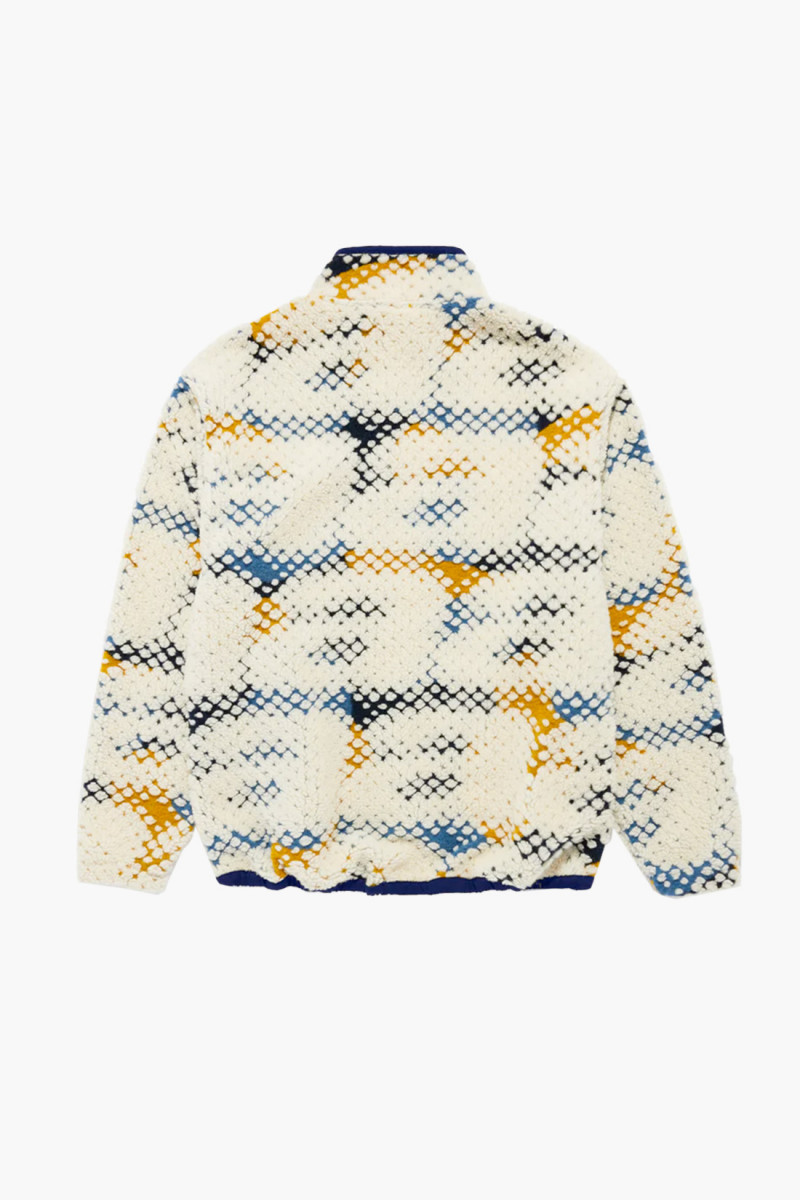 Printed fleece zip jacket Multi
