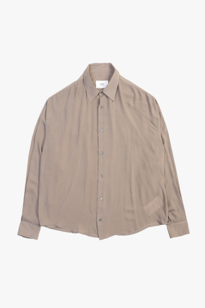 Ami Boxy fit shirt Taupe clair - GRADUATE STORE