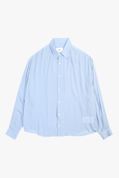 Ami Boxy fit shirt Bleu cachemire - GRADUATE STORE