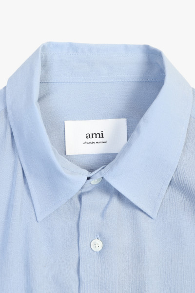 Ami Boxy fit shirt Bleu cachemire - GRADUATE STORE