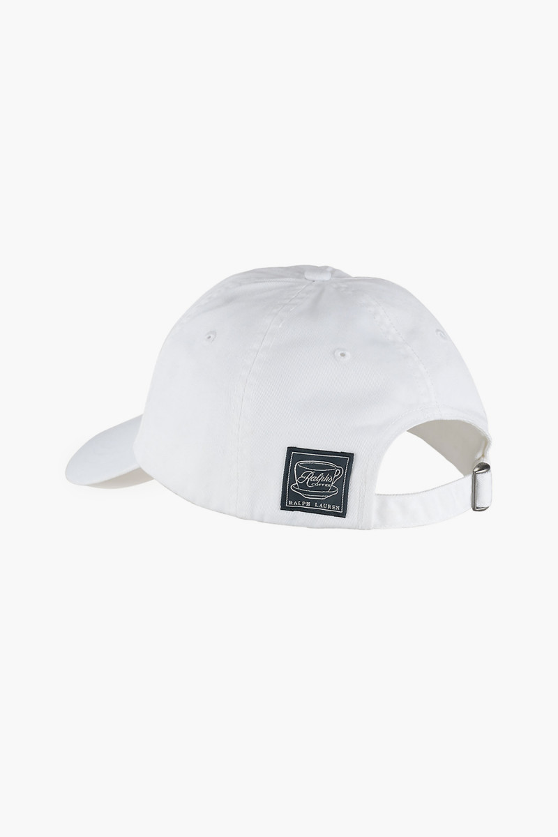 Polo ralph's coffee ball cap White