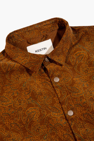 Kestin Armadale shirt jacket Rust paisley - GRADUATE STORE