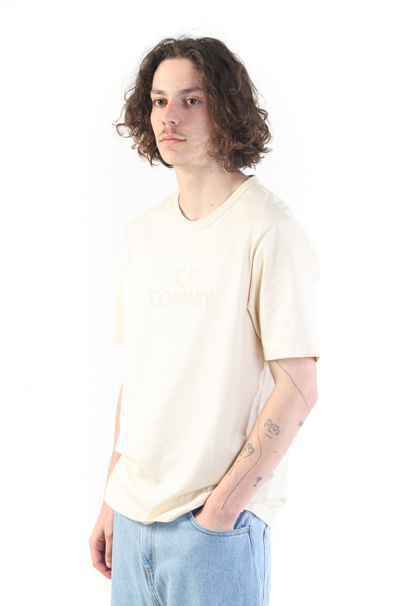 Jersey 30/2 twisted logo tee Pistachio shell 402