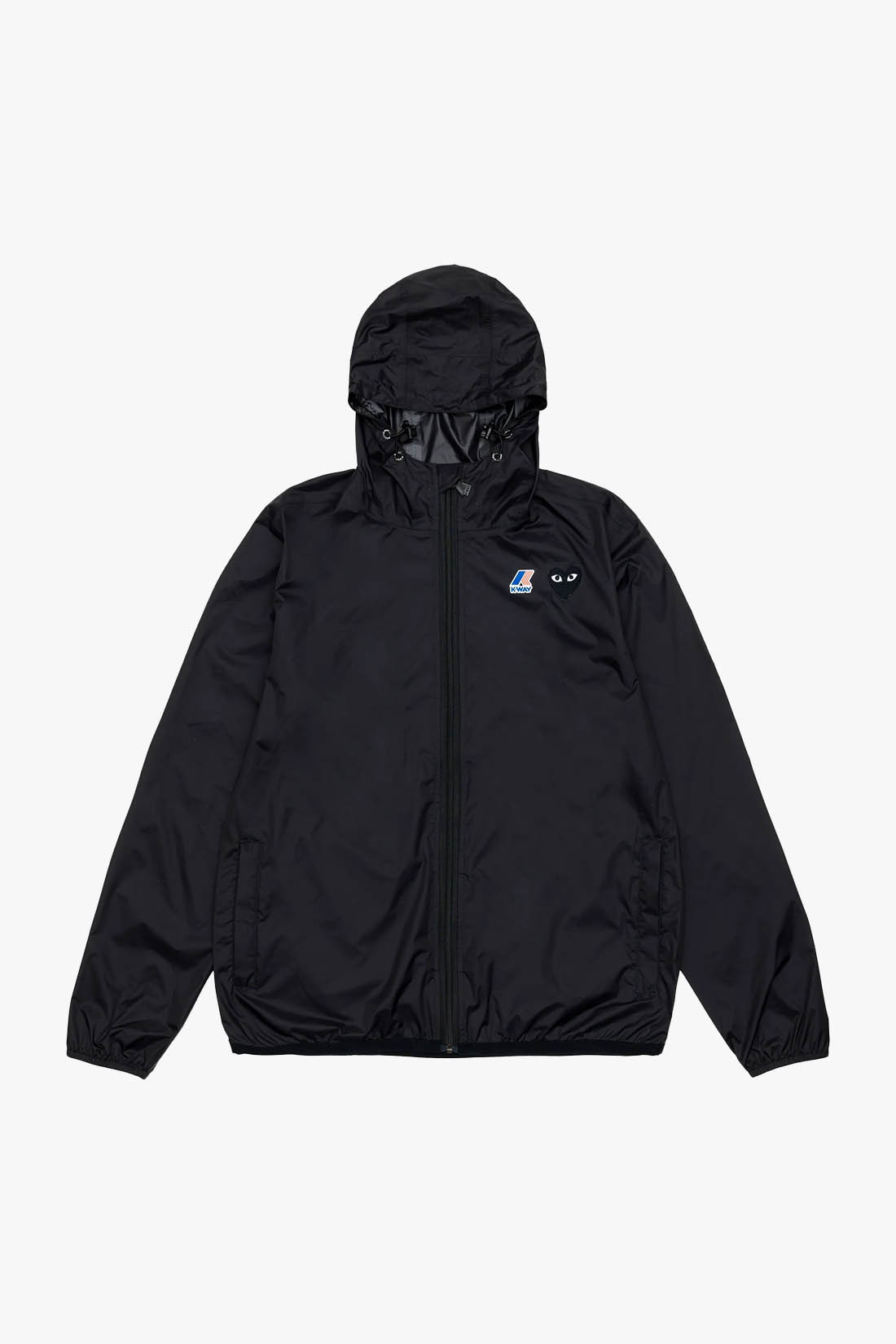 K-way hoodie zip black emblem Black