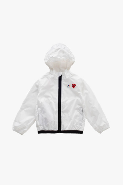 K-way kids zip jacket White