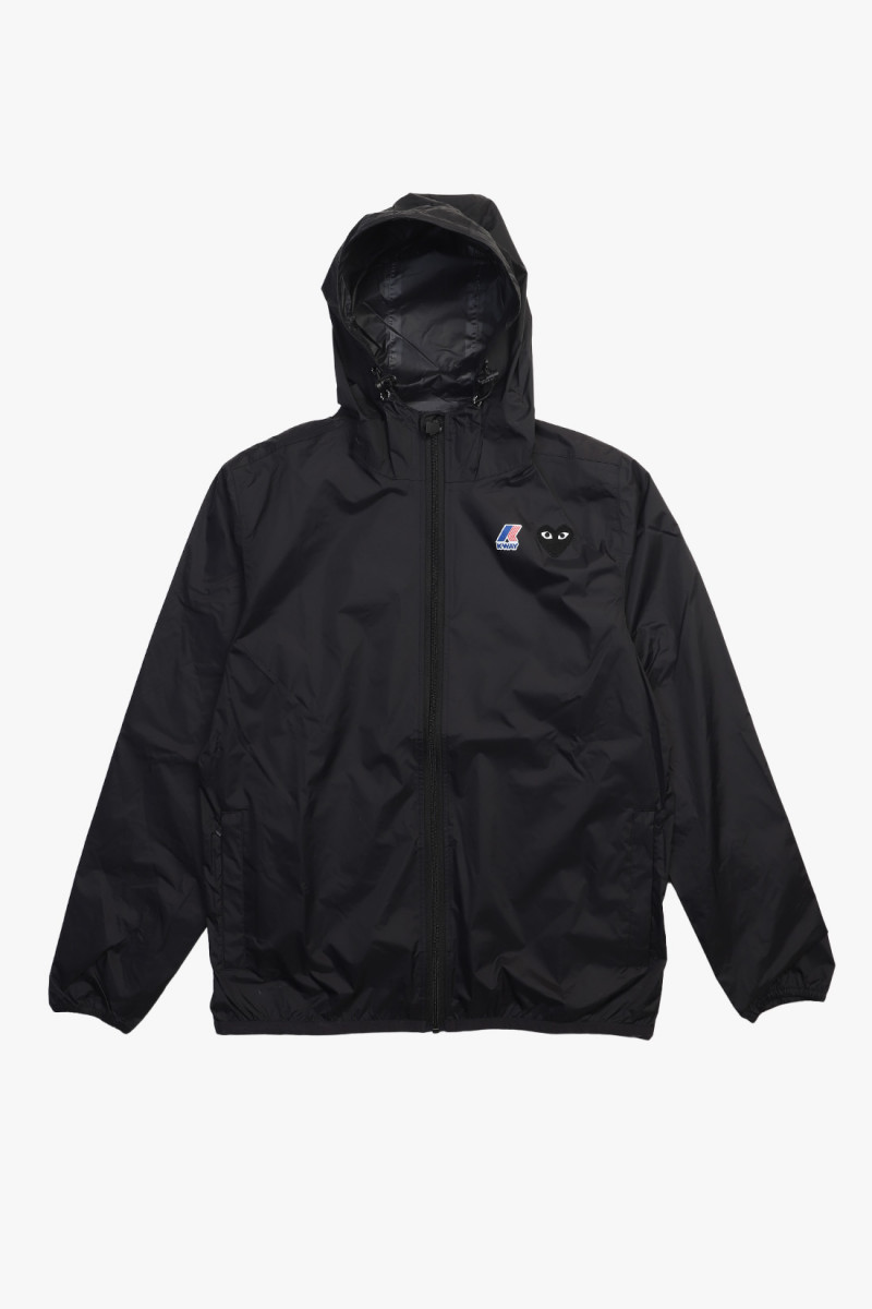 K-way hoodie zip black emblem Black