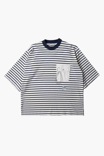 And wander Stripe pocket tee Off white 030 - GRADUATE STORE