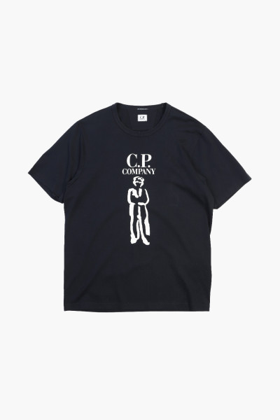 Cp company Jersey 30/2 twisted sailor tee Total eclipse 888 - ...