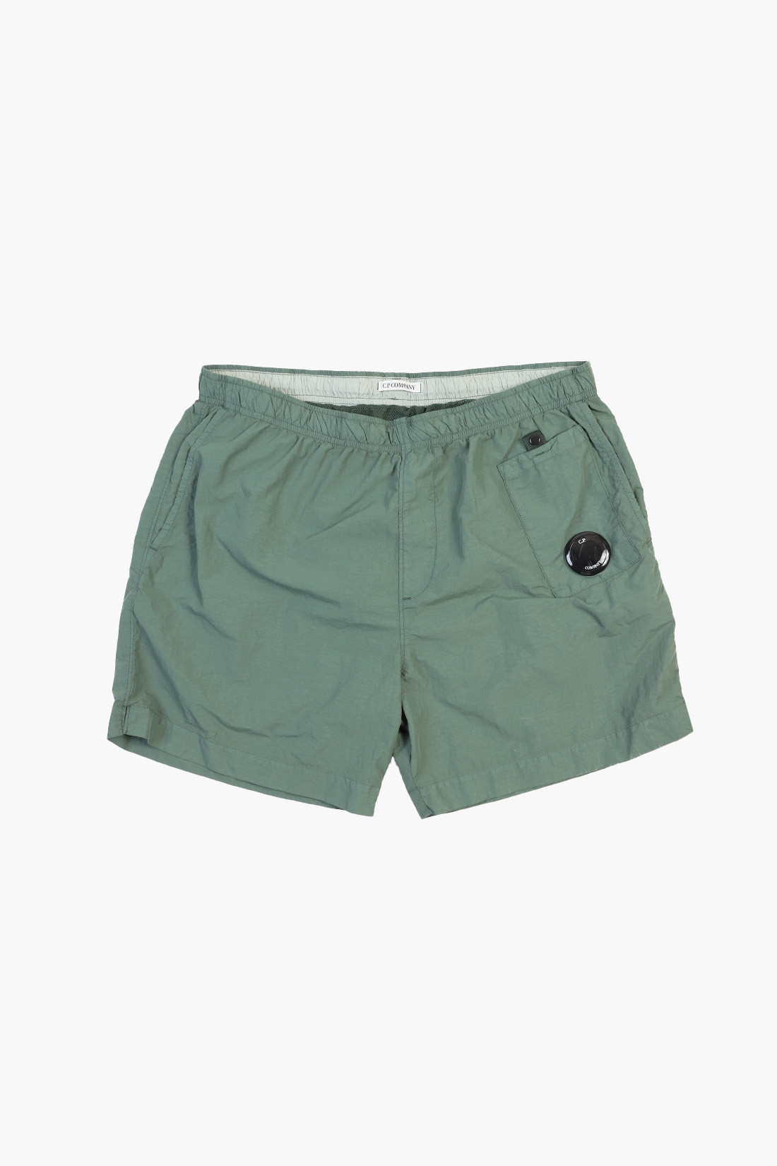 Nylon beachwear short Duck green 649