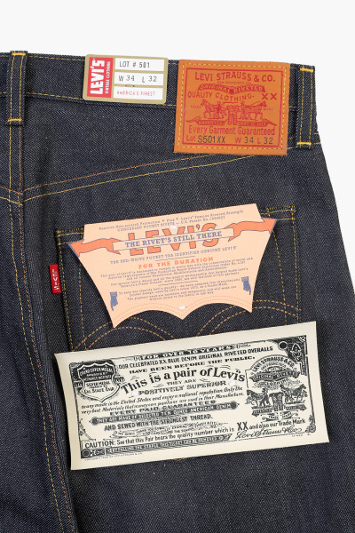 Levi's ® vintage clothing Lvc 1944 501 ® jeans dk indigo Unwashed ...