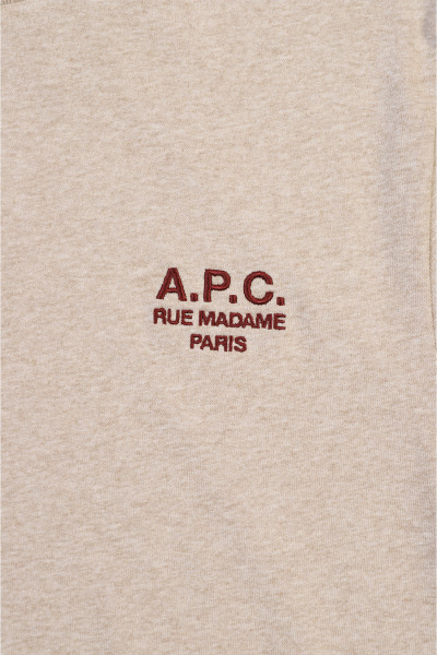A.p.c. T-shirt rue madame gots Beige - GRADUATE STORE