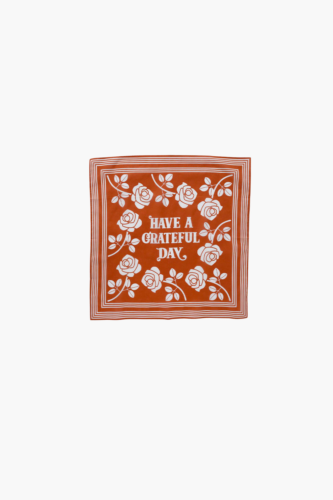 Have a grateful day bandana Orange