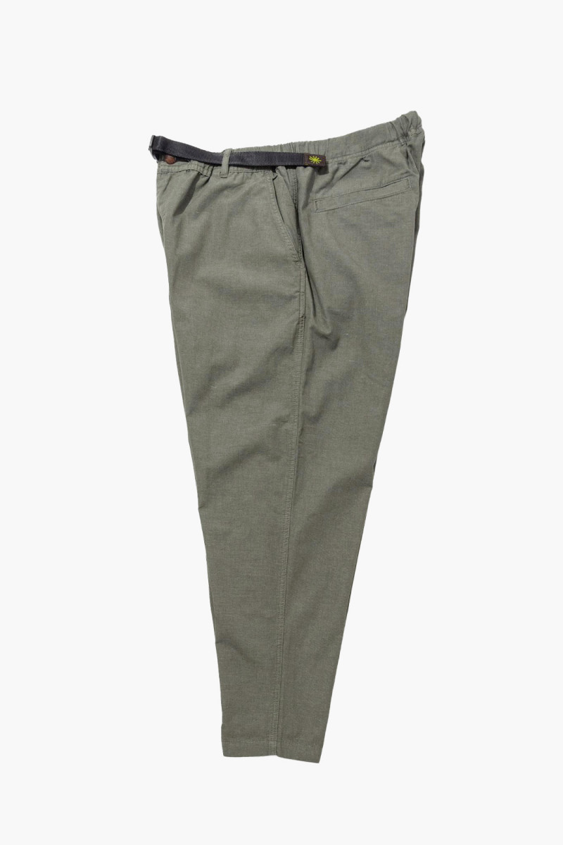 Hemp utility basic pants Deep forest green