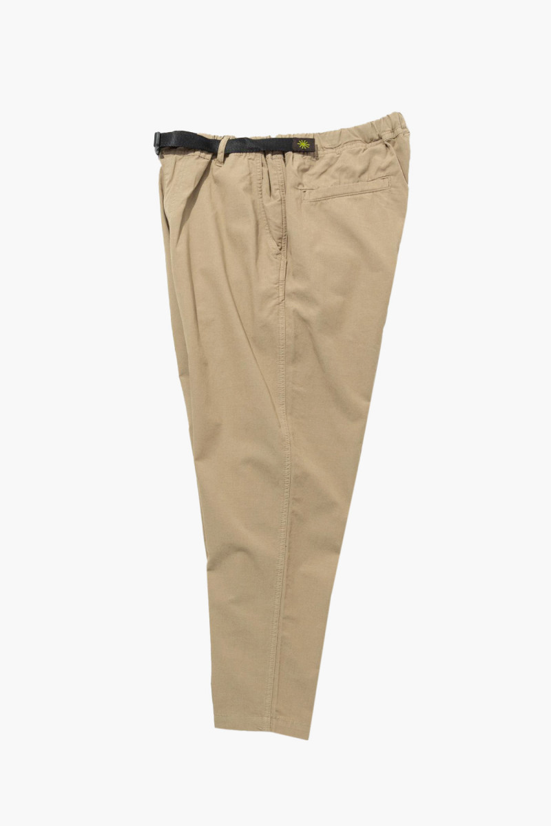 Hemp utility basic pants Desert tan