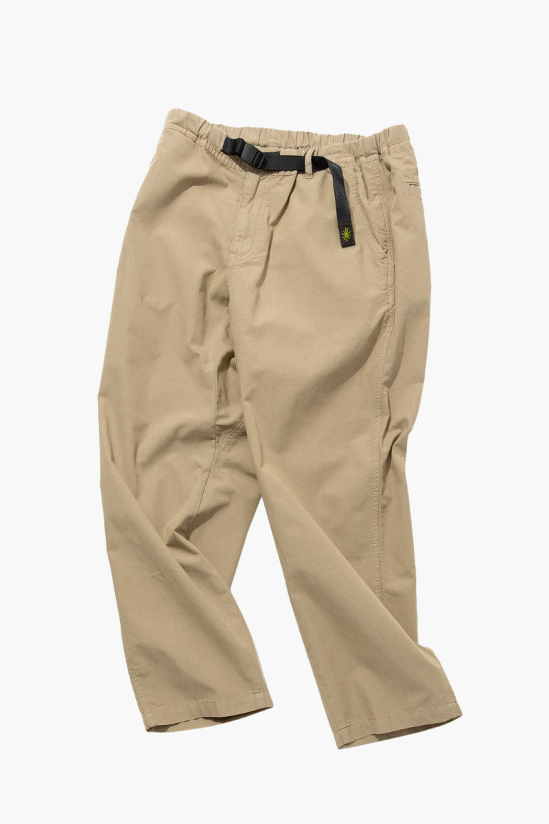 Hemp utility basic pants Desert tan