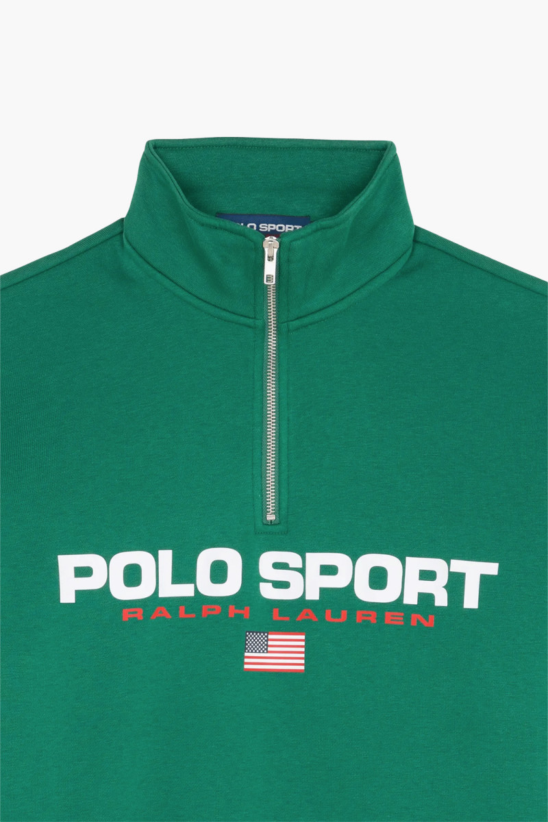 Polo sport fleece sweatshirt Tennis green