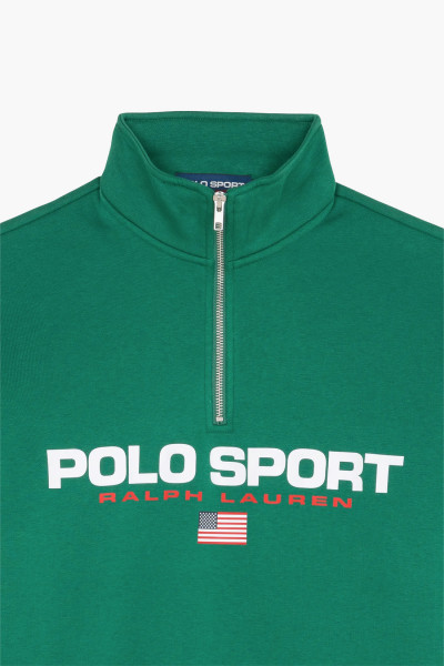 Polo ralph lauren Polo sport fleece sweatshirt Tennis green - ...