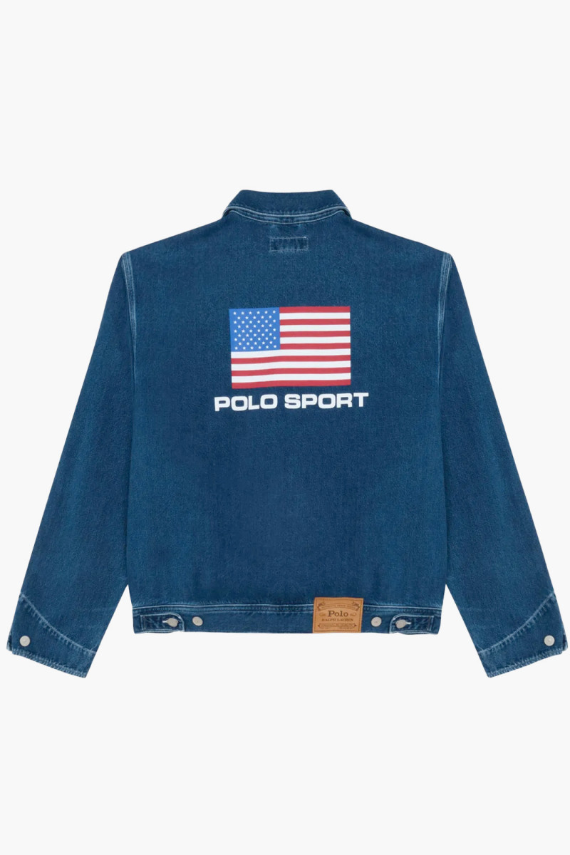 Polo sport usa flag jacket Denim used