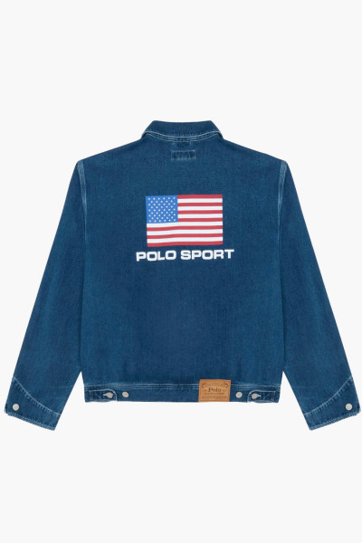 Polo ralph lauren Polo sport usa flag jacket Denim used - GRADUATE ...