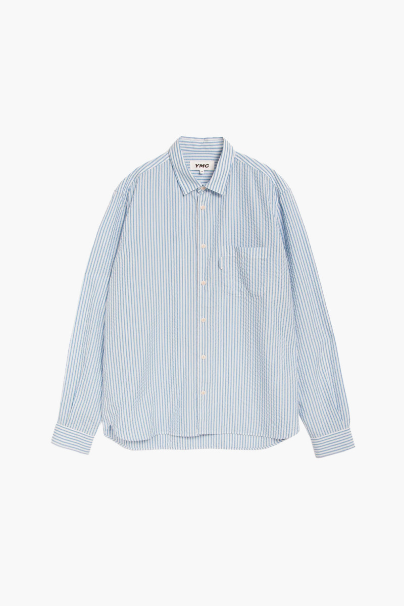 Curtis shirt Blue/ecru