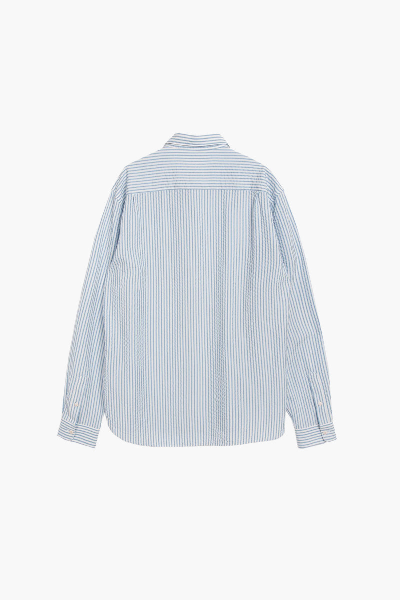 Curtis shirt Blue/ecru