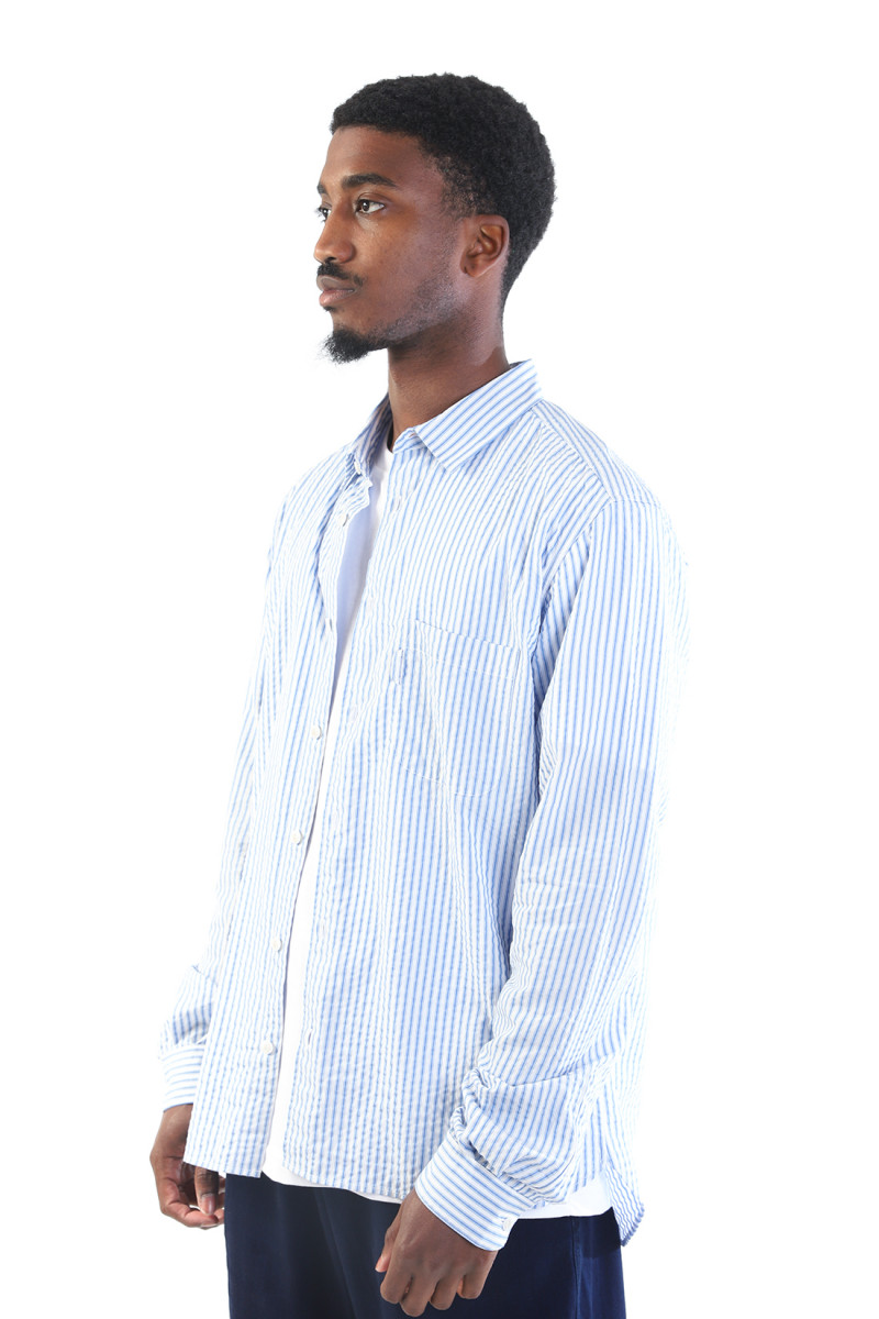 Curtis shirt Blue/ecru