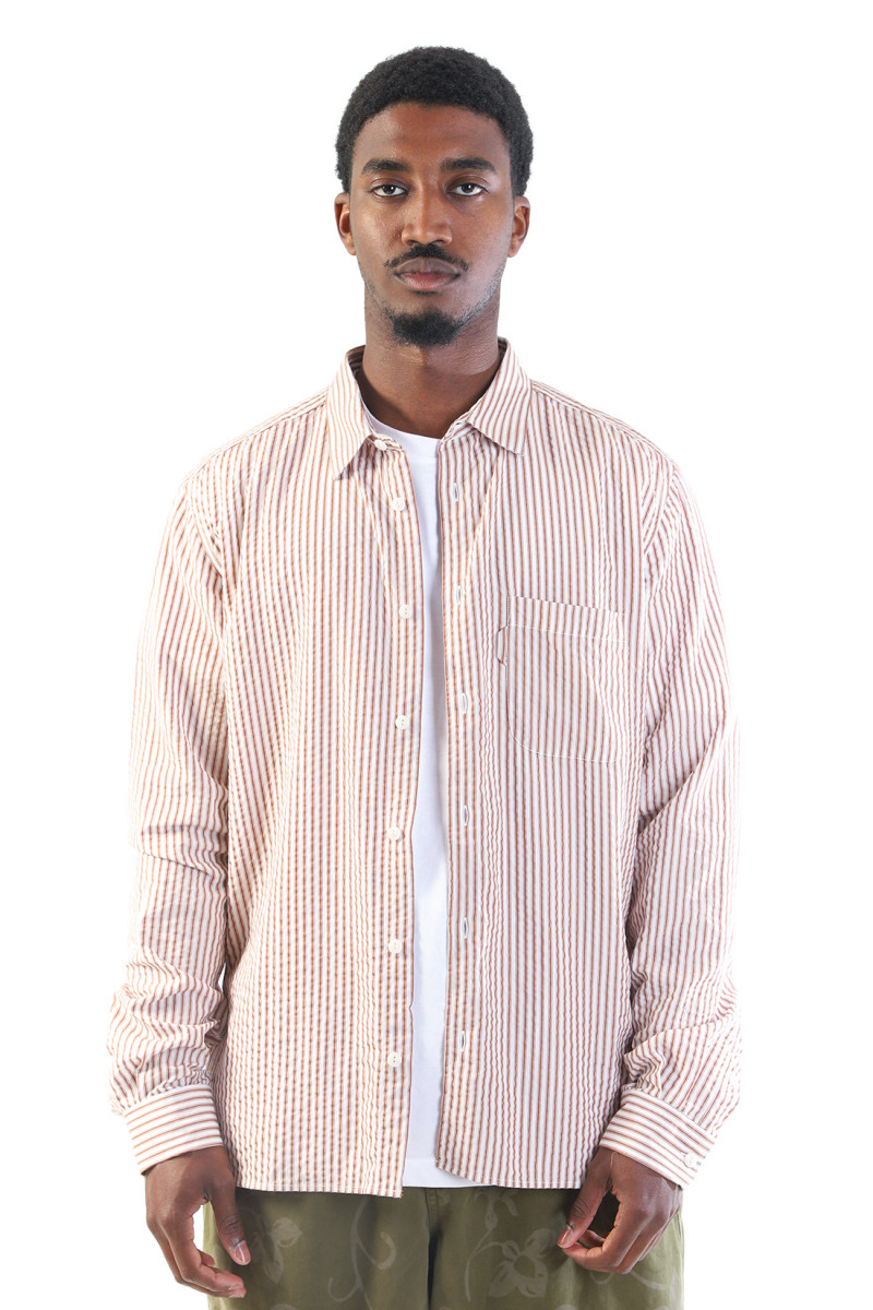 Curtis shirt Brown/ecru