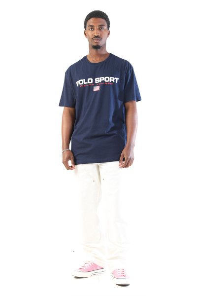 Classic fit polo sport tee Navy