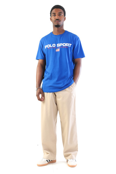 Classic fit polo sport tee Heritage blue
