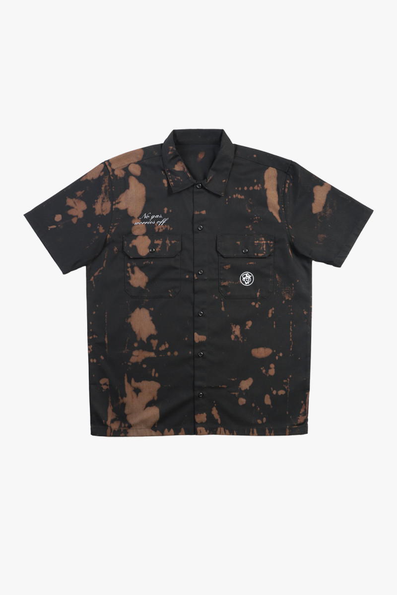 Fuel dyed shirt Black