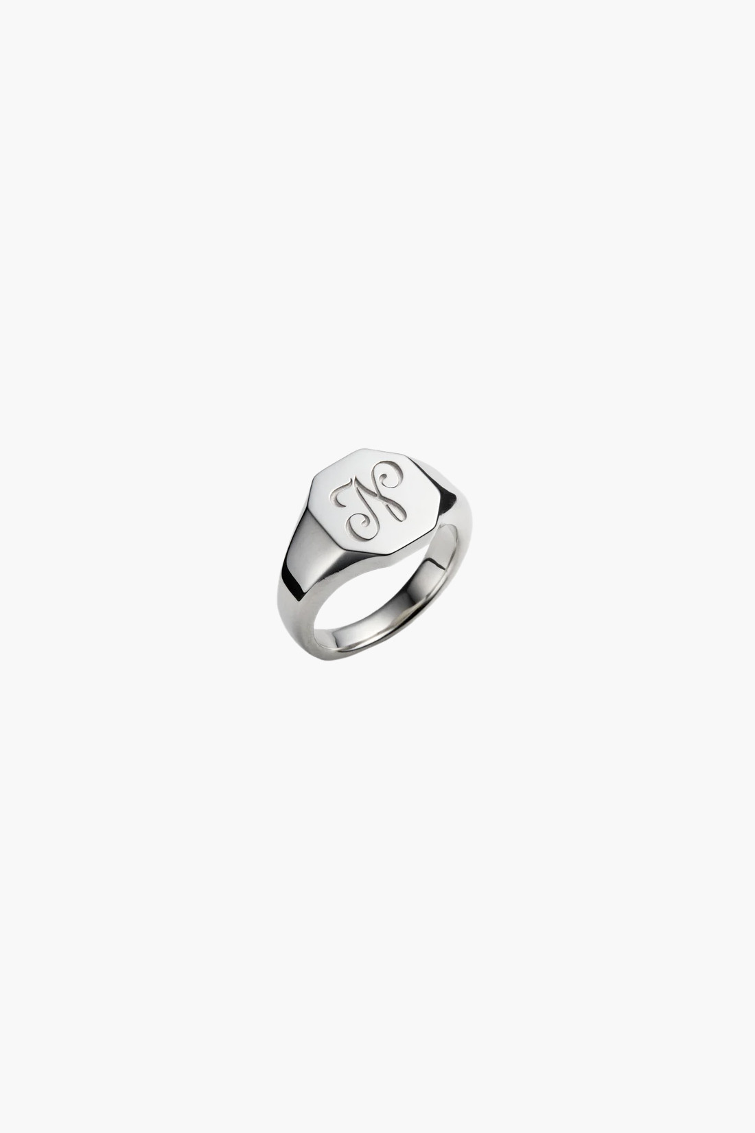 Neighborhood Silver signet ring Silver 925 - GRADUATE STORE