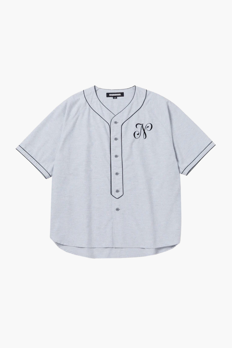 Baseball shirt ss Grey