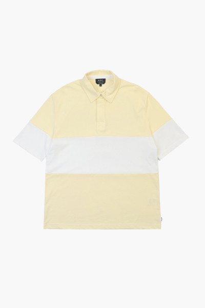 A.p.c. Polo kenneth Light yellow - GRADUATE STORE