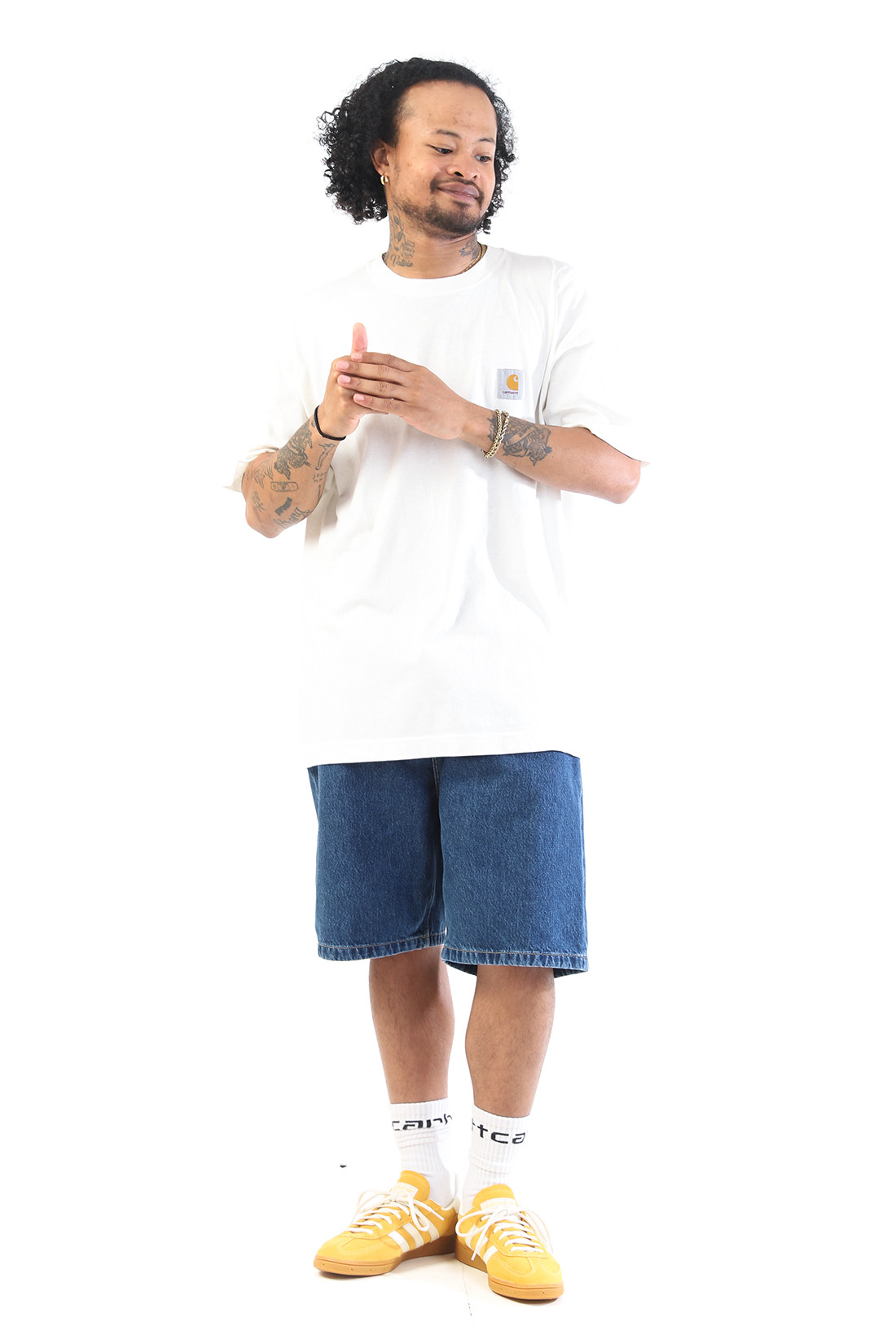 S/s nelson tee garment dyed Wax