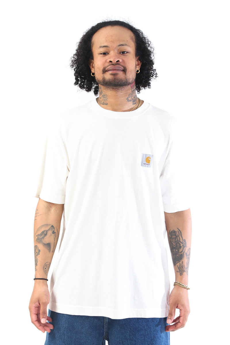 S/s nelson tee garment dyed Wax