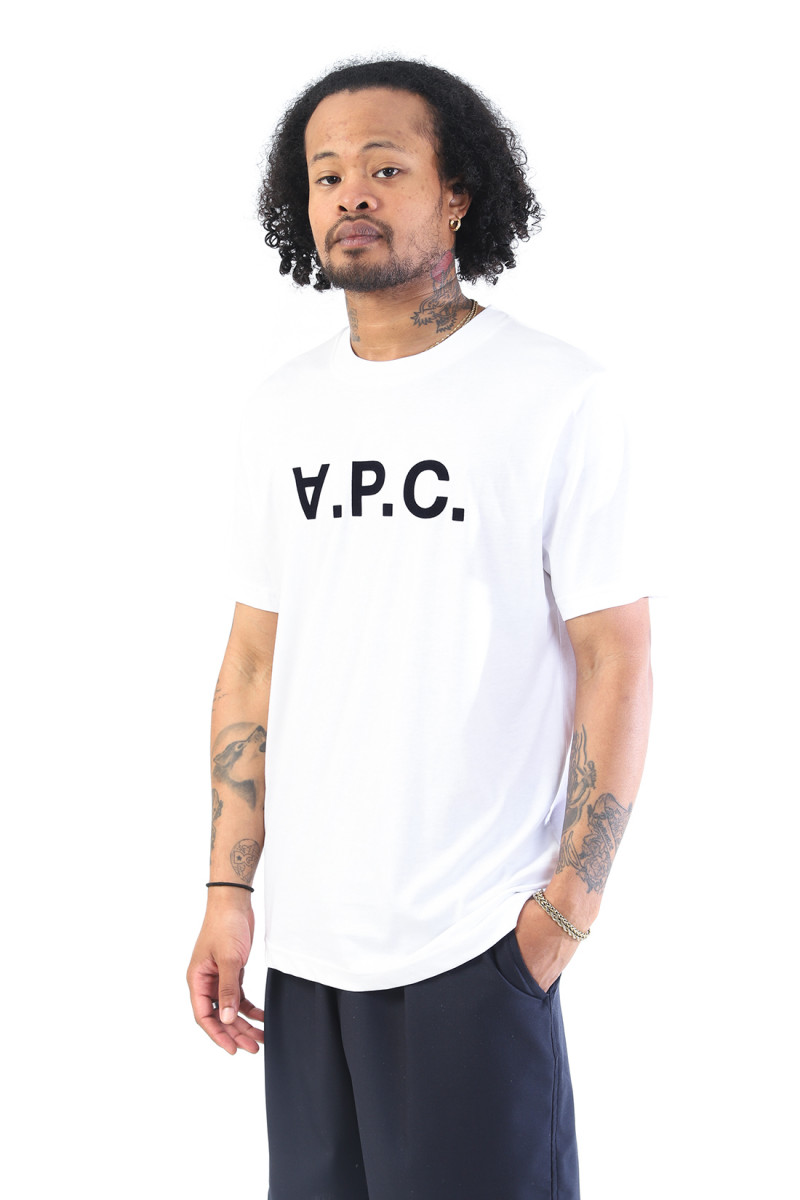T-shirt standard grand vpc Blanc/ navy