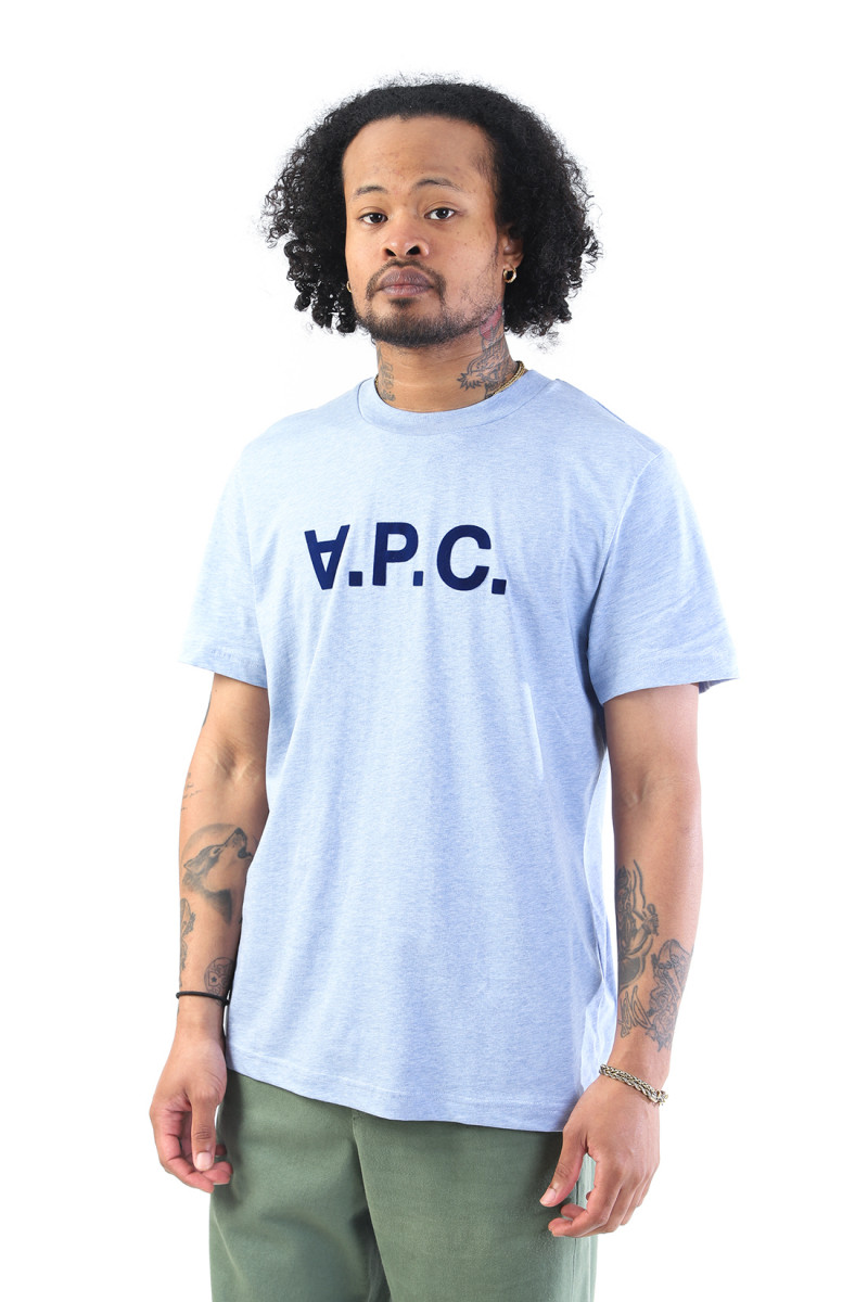 T-shirt standard grand vpc Bleu ciel/ navy