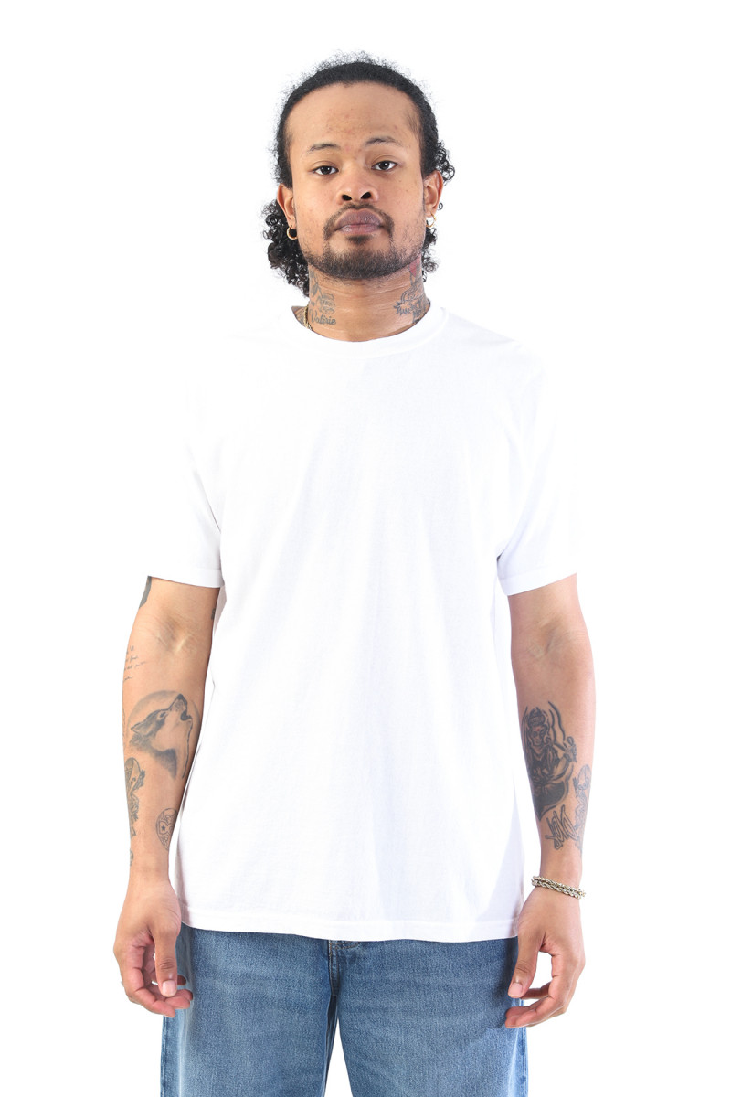 S/s crew tee W-white