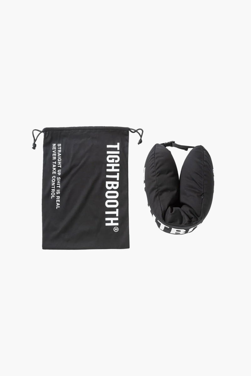 Logo neck pillow Black